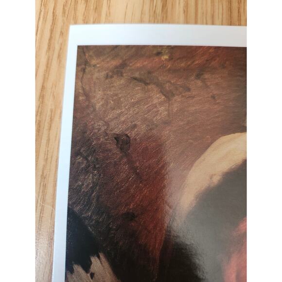 Indian by Firelight Calendar Print Joseph Henry Sharp Native American Art 9x8 - Picture 7 of 8